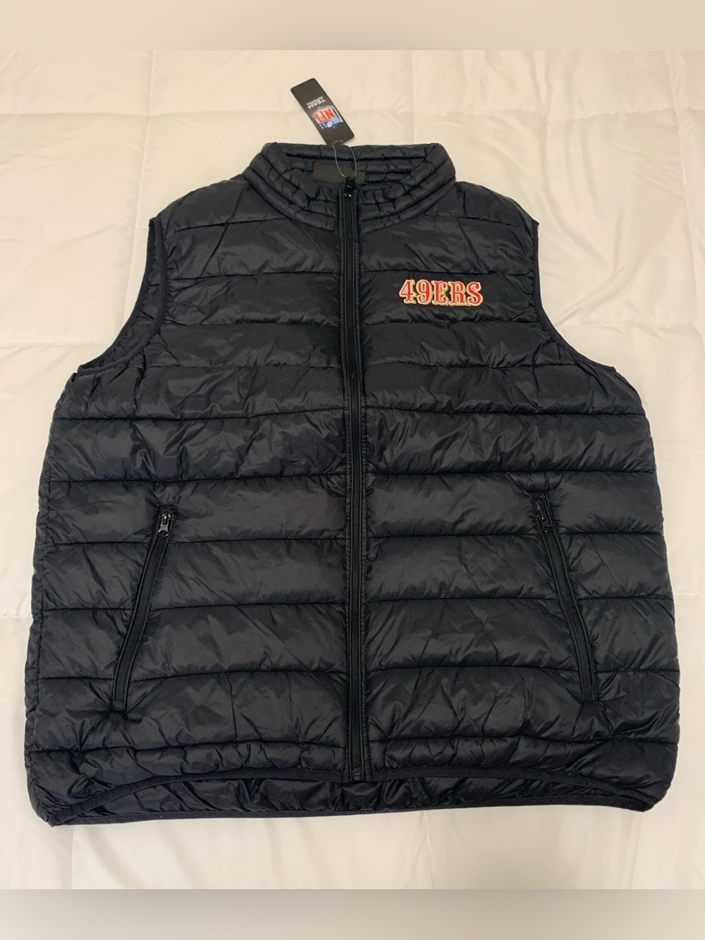 NWTs Dunbrooke puffer Vest NFL 49er Size 2XL